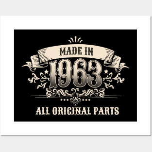 60 Years Old Made In 1963 All Original Parts Posters and Art